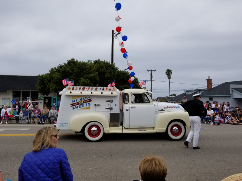 Sadly they were not throwing free ice cream out the windows
